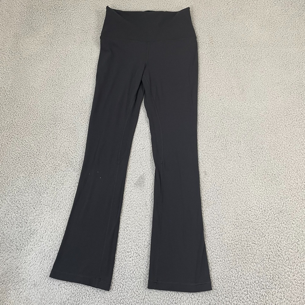 Lululemon Align High Rise Mini Flared Pant Women 6 Black W5FCHS Yoga  Leggings
